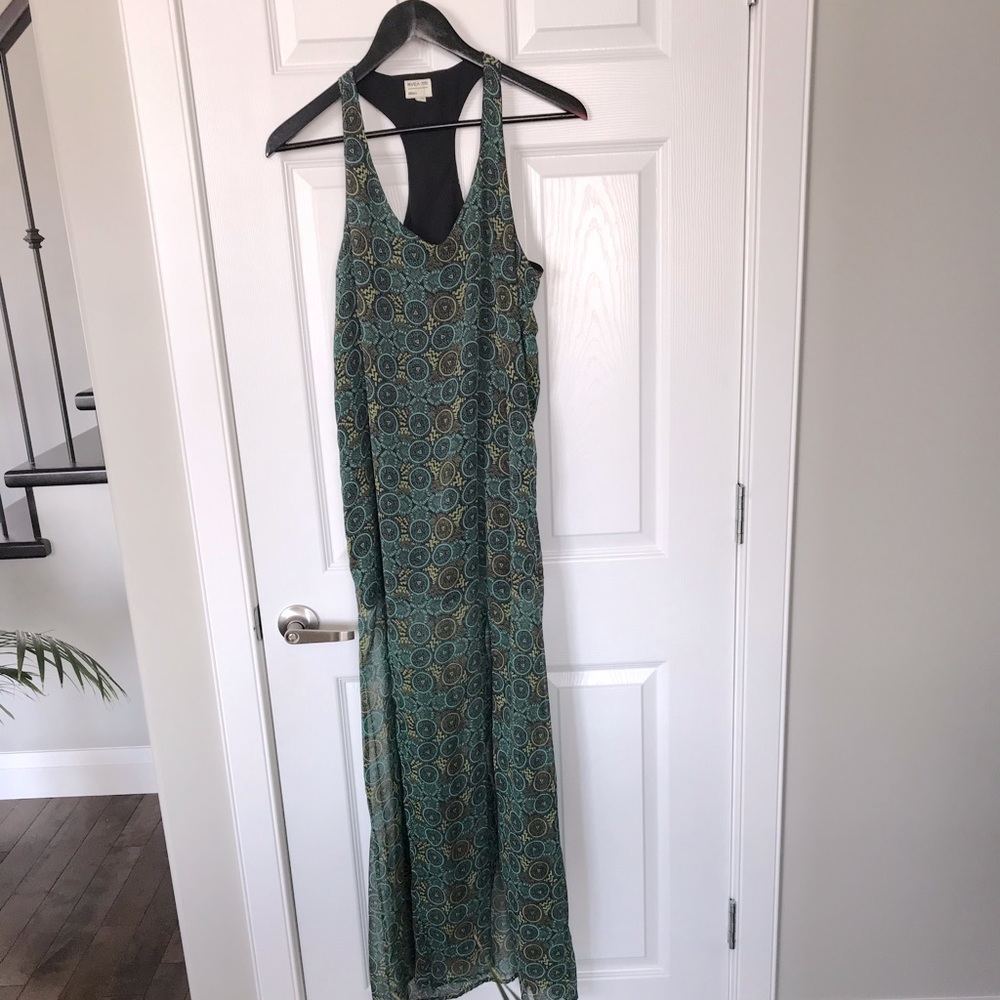 RVCA Printed Maxi Dress- Size S